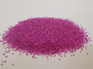 What is the pink color blasting sand in abrasives Knowledge -1-